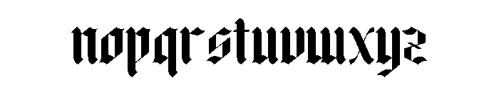KALTHORNE-Regular Font LOWERCASE