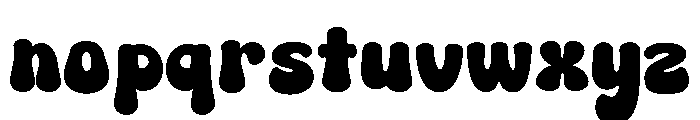 KAVEY-Regular Font LOWERCASE