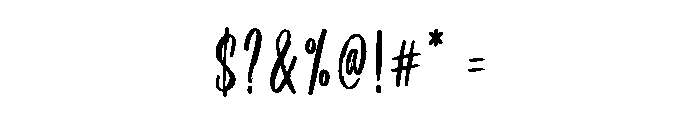 KAVRIX Font OTHER CHARS