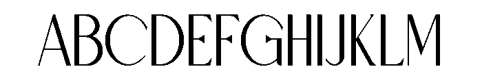 Kabin Font UPPERCASE