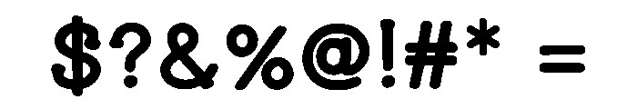 Kabloop Font OTHER CHARS