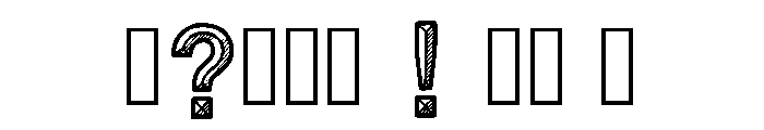 Kadam Regular Font OTHER CHARS