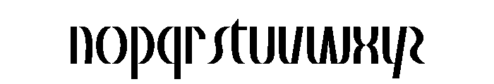 Kadena Font LOWERCASE