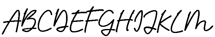 Kafine Bliss Font UPPERCASE