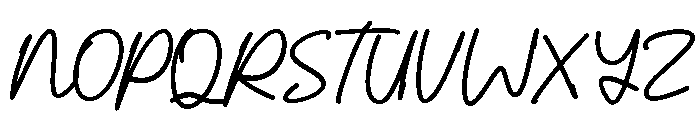 Kafine Bliss Font UPPERCASE