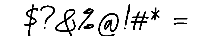 KafineBliss Font OTHER CHARS