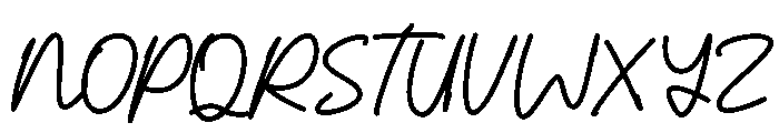 KafineBliss Font UPPERCASE