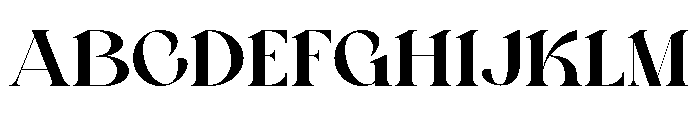 Kafteg Font UPPERCASE