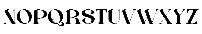 Kafteg Font UPPERCASE