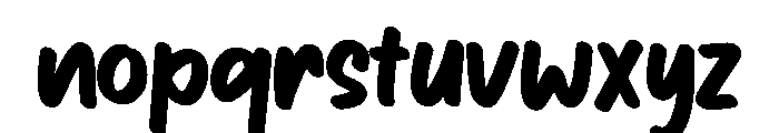 Kageyou Font LOWERCASE