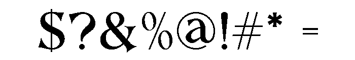 Kaglis Font OTHER CHARS