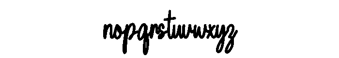 Kahlian Font LOWERCASE