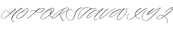 Kaithody Italic Font UPPERCASE