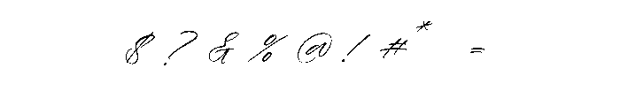 Kaithody Font OTHER CHARS