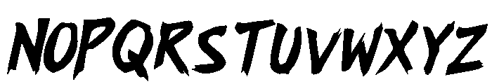 Kaizen Sakura Italic Italic Font UPPERCASE