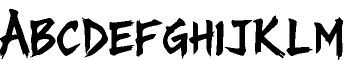 Kaizen Sakura Font UPPERCASE