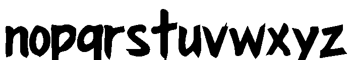 Kaizen Sakura Font LOWERCASE