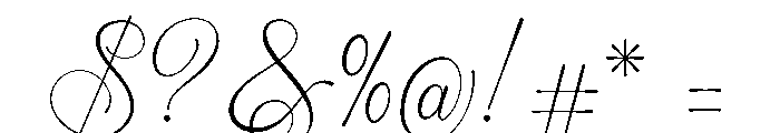 Kaletero Font OTHER CHARS