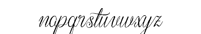 Kaletero Font LOWERCASE