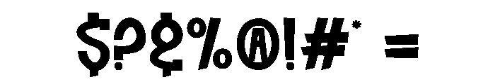 Kalgher Font OTHER CHARS