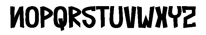 Kalgher Font LOWERCASE