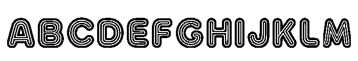 Kalin Regular Font UPPERCASE