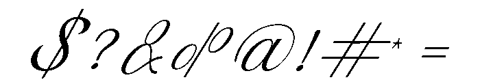 Kalita Regular Font OTHER CHARS
