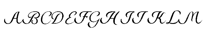 Kalita Regular Font UPPERCASE
