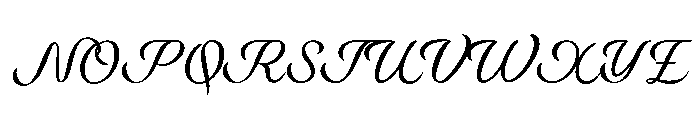 Kalita Regular Font UPPERCASE