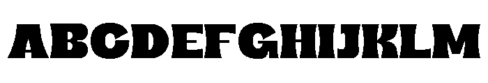 Kallega Font UPPERCASE