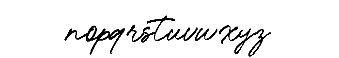Kallistone Regular Font LOWERCASE