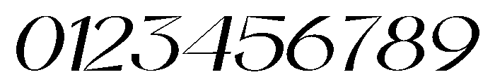Kalmera Oblique Font OTHER CHARS