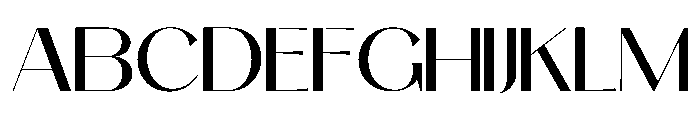Kalmera Font UPPERCASE