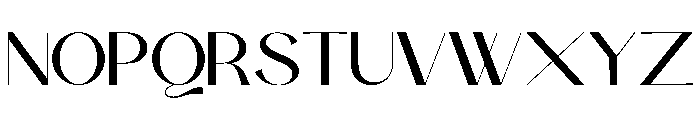Kalmera Font UPPERCASE