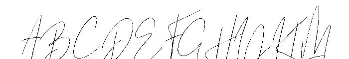Kalorama Script Font UPPERCASE