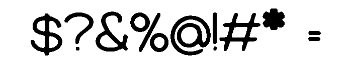 Kaltore Regular Font OTHER CHARS