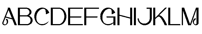 Kaltyer Font UPPERCASE