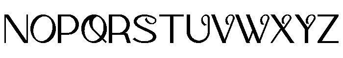 Kaltyer Font UPPERCASE