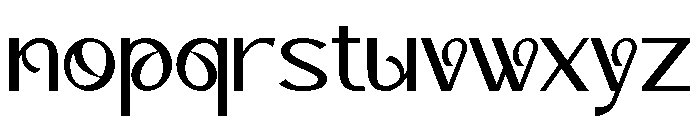 Kaltyer Font LOWERCASE