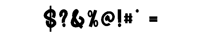 Kamala Handmade Font OTHER CHARS