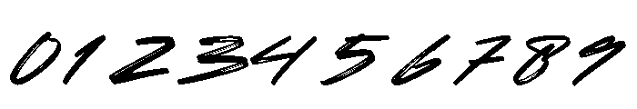 Kamaline Handbrush Regular Font OTHER CHARS