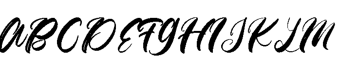 Kamella Font UPPERCASE