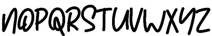 Kanbu Font UPPERCASE