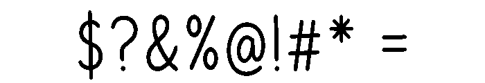 Kandy Line Font OTHER CHARS