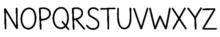 Kandy Line Font UPPERCASE