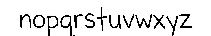 Kandy Line Font LOWERCASE