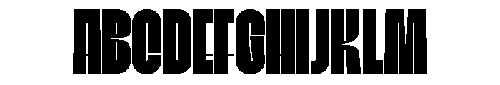 Kangder Regular Font UPPERCASE