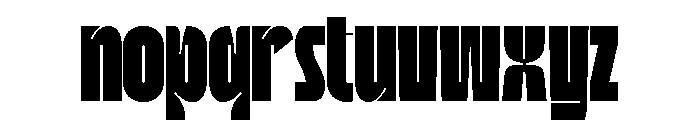 Kangder Regular Font LOWERCASE