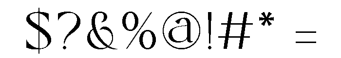 Kangelan Font OTHER CHARS
