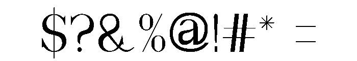 Kangno Font OTHER CHARS